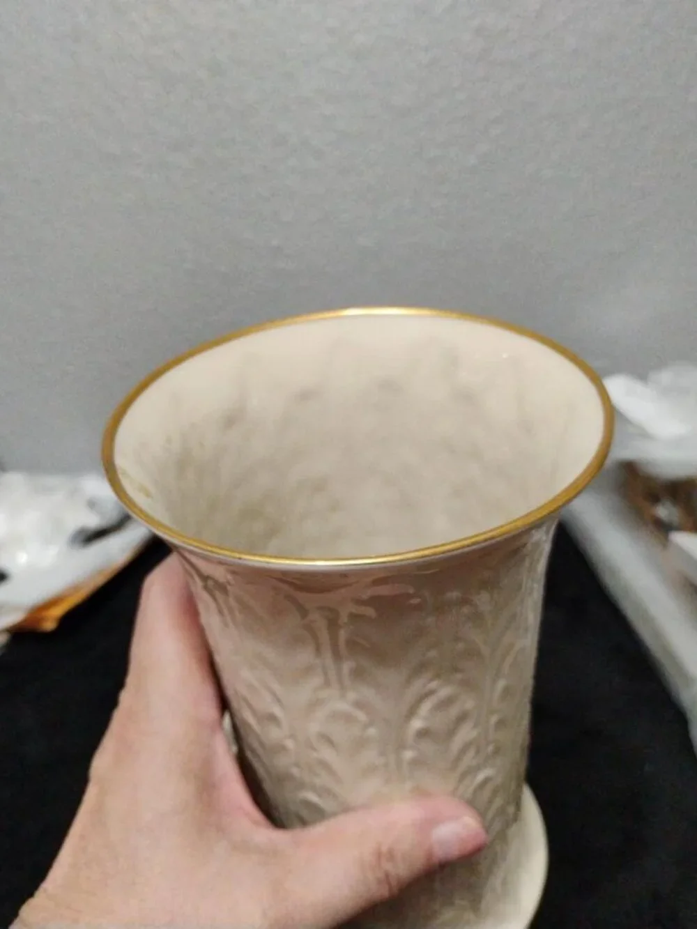 LENOX - 2 Assorted Size Vases with 24K Gold Trim EUC